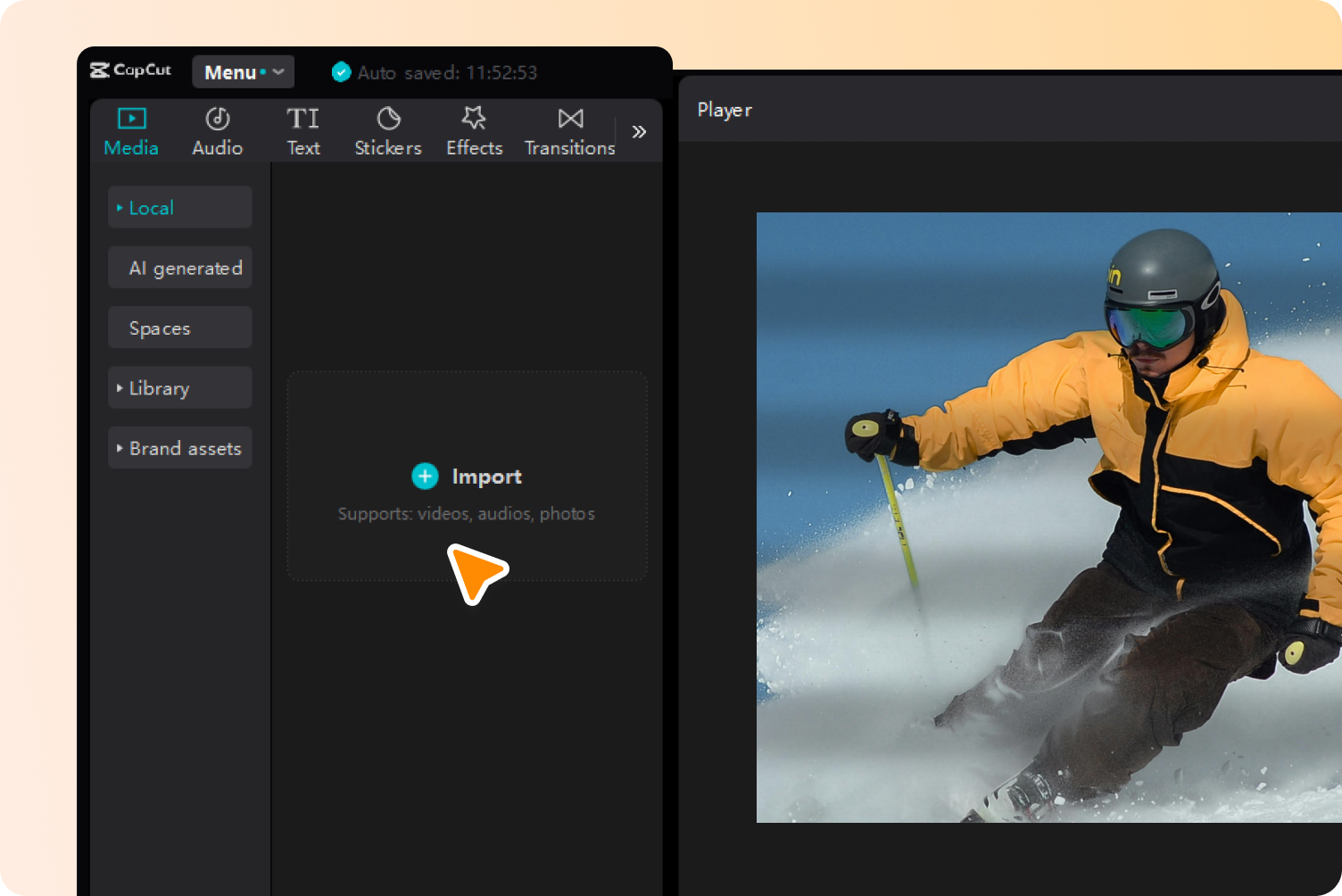 Step 1 – Upload video